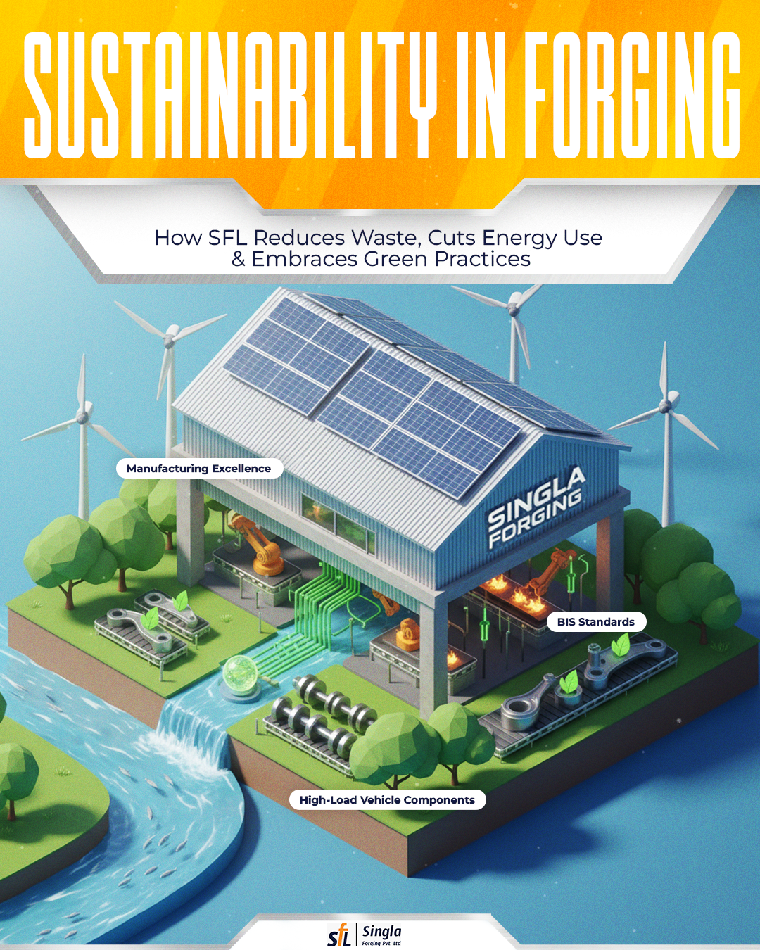 Sustainability in Forging: How SFL Reduces Waste, Cuts Energy Use & Embraces Green Practices