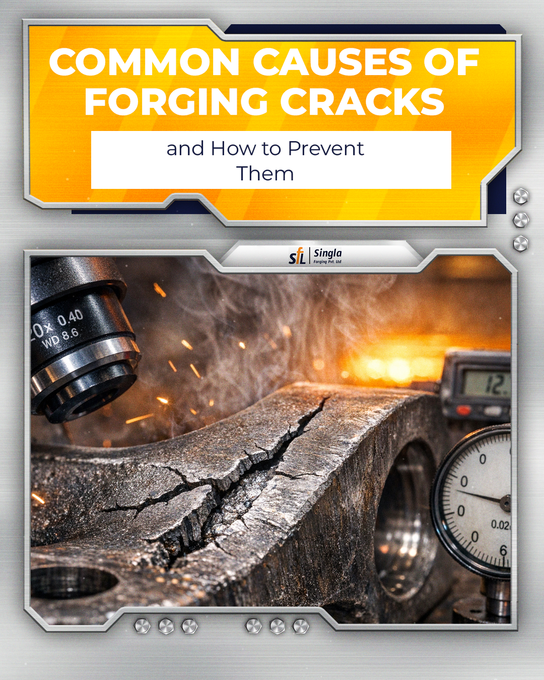 Common Causes of Forging Cracks and How to Prevent Them